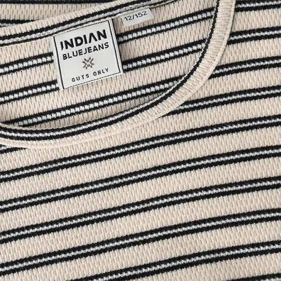 Indian Blue 970725 cropped stripe top - Image 3
