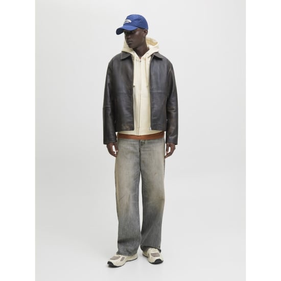 Jack & Jones Jornorrebro emb sweat zip hood noos ecru - Image 6