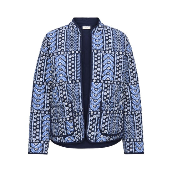 Jacqueline de Yong Jdymason ls quilted shacket wvn navy - Image 1