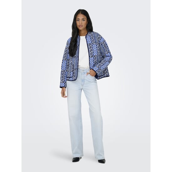 Jacqueline de Yong Jdymason ls quilted shacket wvn navy - Image 3