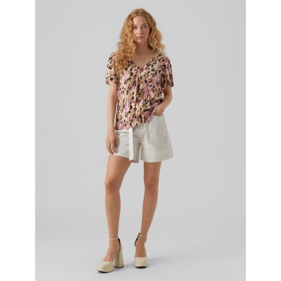 Vero Moda Vmeasy v-neck ss blouse r1 wvn ga dessin - Image 2