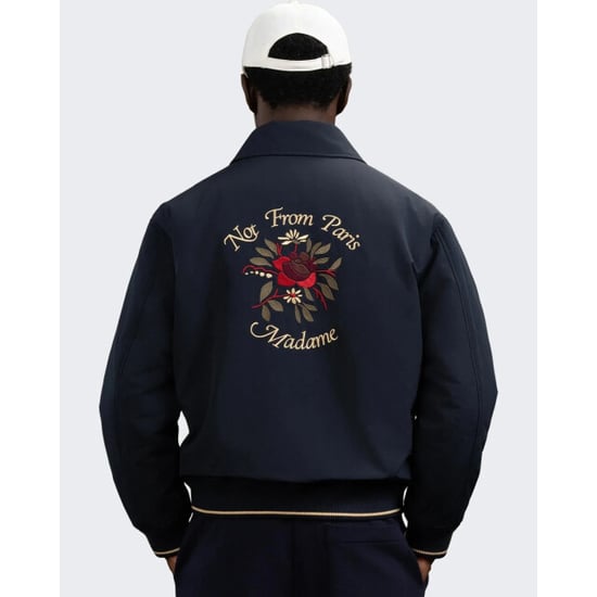 Drole De Monsieur Heren bomber slogan rose - Image 4