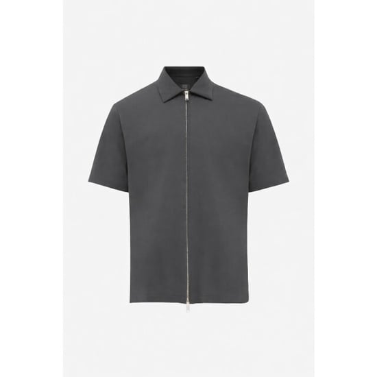 Genti Relaxed fit overshirt grey - Image 1