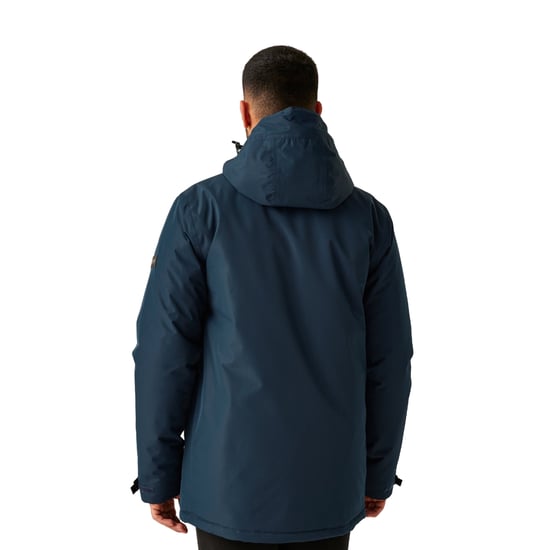 Regatta Mens Larrick II Waterproof Insulated Jacket (Navy/Fox) - Image 5
