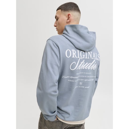 Jack & Jones Jornorrebro typo back sweat hood sn raf - Image 3