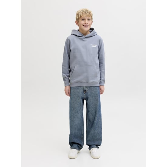 Jack & Jones Jornorrebro typo back sweat hood sn jnr raf - Image 3