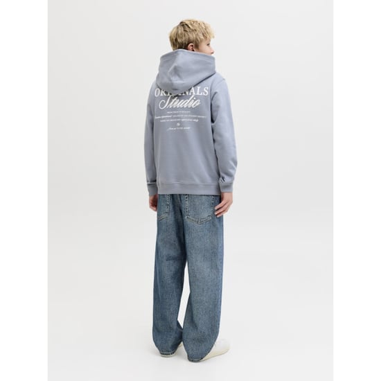 Jack & Jones Jornorrebro typo back sweat hood sn jnr raf - Image 6
