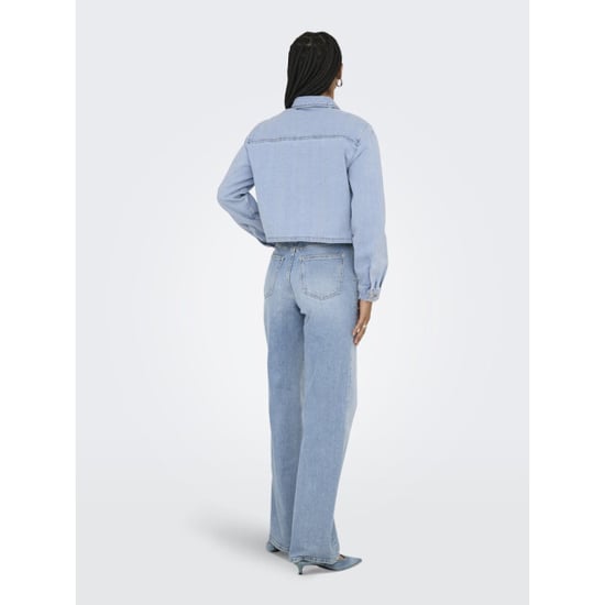 Jacqueline de Yong Jdymarly ls boxy shacket dnm noos blue denim - Image 4