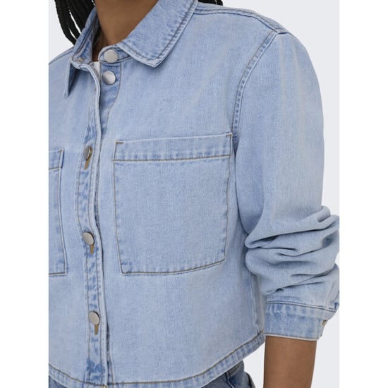Jacqueline de Yong Jdymarly ls boxy shacket dnm noos blue denim - Image 5