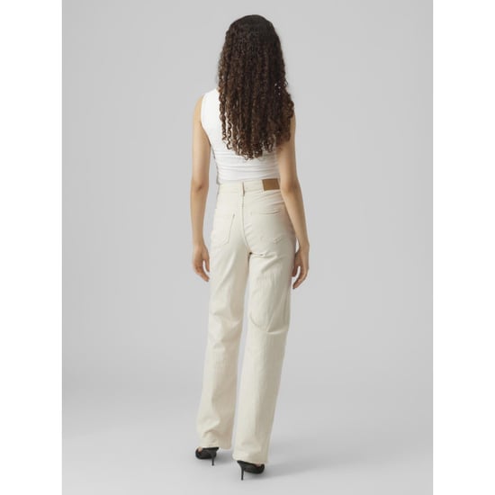 Vero Moda Vmtessa hr wide str jeans ecru ga - Image 3
