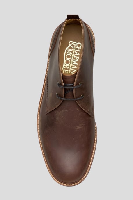 Chapman & Moore Country Chukka Leather Men's Choco Boots - Image 4