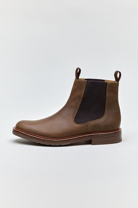Chapman & Moore Toe Cap Monk Leren Zwarte Veterschoenen Voor Heren - Image 2