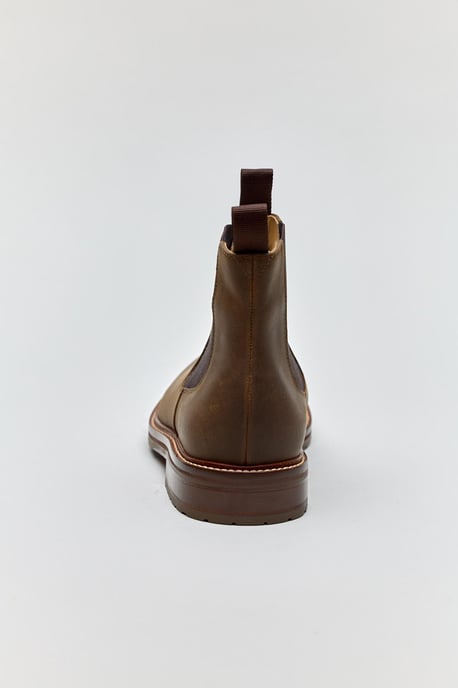 Chapman & Moore Toe Cap Monk Leren Zwarte Veterschoenen Voor Heren - Image 3