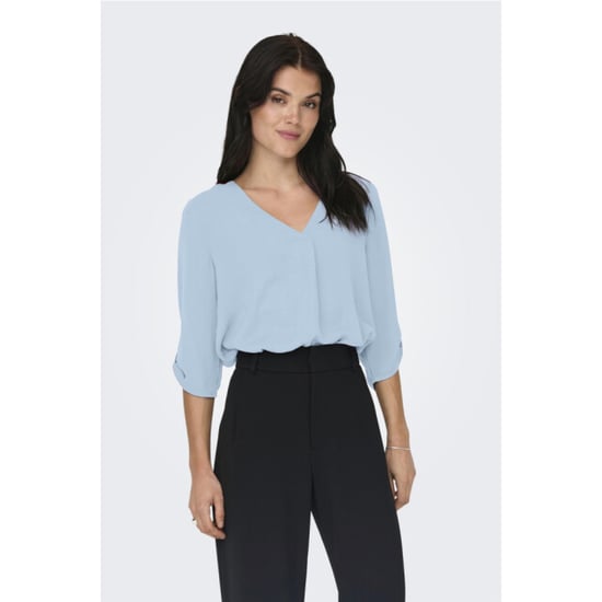 Jacqueline de Yong divya life 3/4 top wvn noos 15226911 cerulean - Image 3