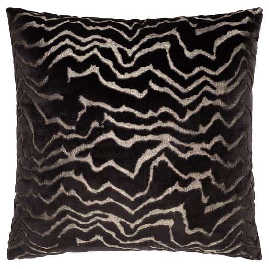 Paoletti Tierra Cut Velvet Polyester Filled Cushion - Image 1