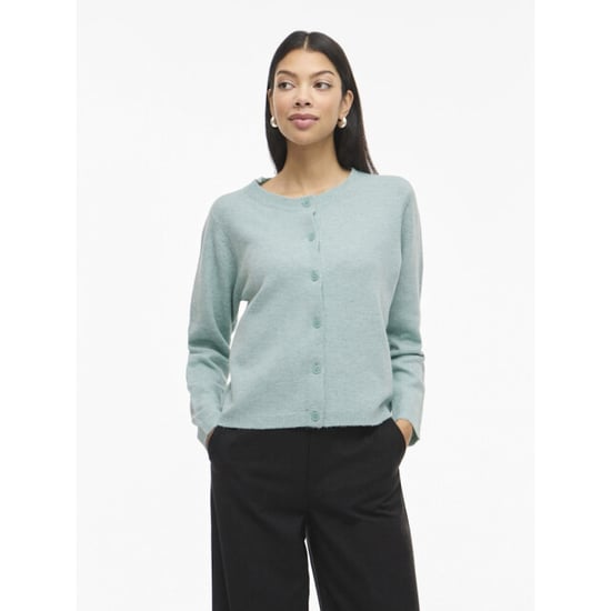 Vila Viliga ls o-neck knit cardigan noos mint - Image 2