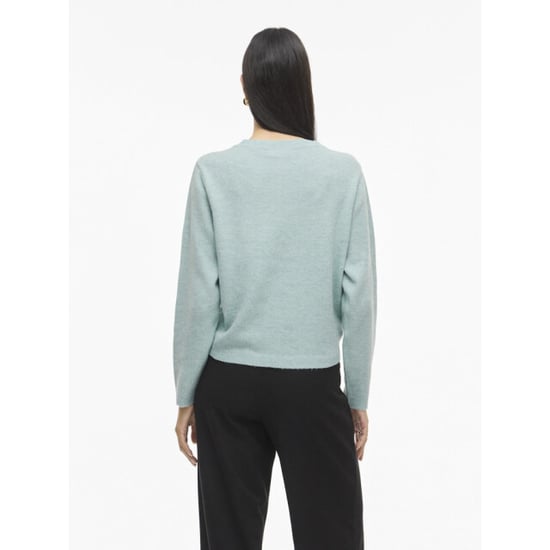Vila Viliga ls o-neck knit cardigan noos mint - Image 3