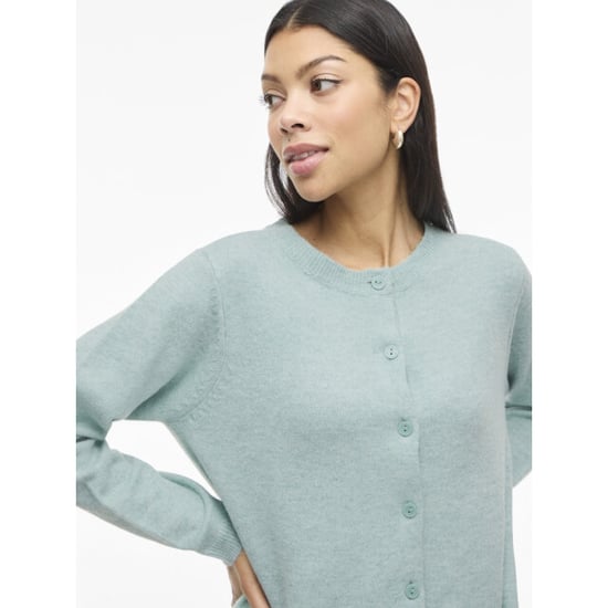 Vila Viliga ls o-neck knit cardigan noos mint - Image 6