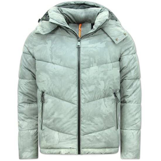 Enos Reflector puffer jas met capuchon - Image 1