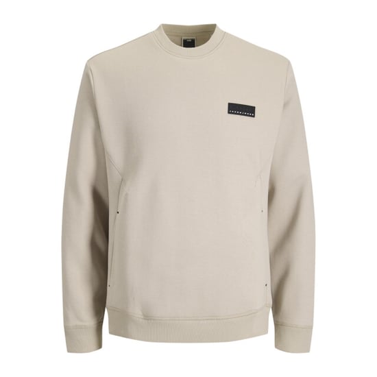 Jack & Jones Jcofusion sweat badge crew neck zand - Image 1