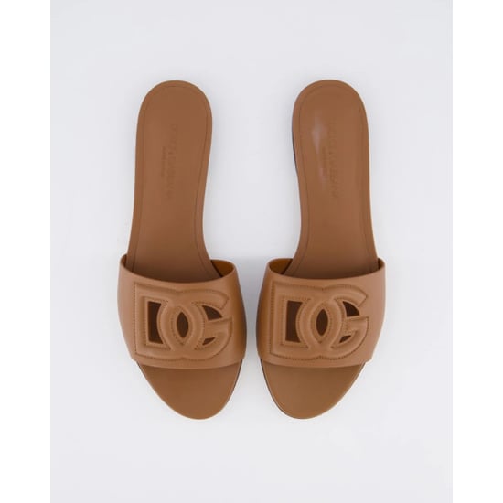 Dolce and Gabbana Dames d&g logo flat slides - Image 3