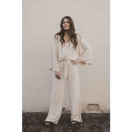 Looxs Revolution Lxs viscose / linnen wide leg voor dames in de kleur - Image 6