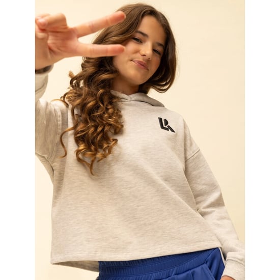 Looxs Revolution Hoody snow melee back print voor meisjes in de kleur - Image 1