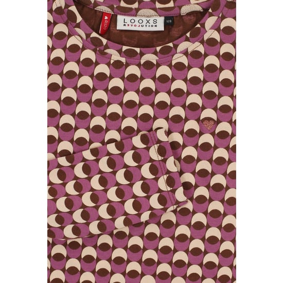 Looxs Revolution Longsleeve retro lila voor meisjes in de kleur - Image 5