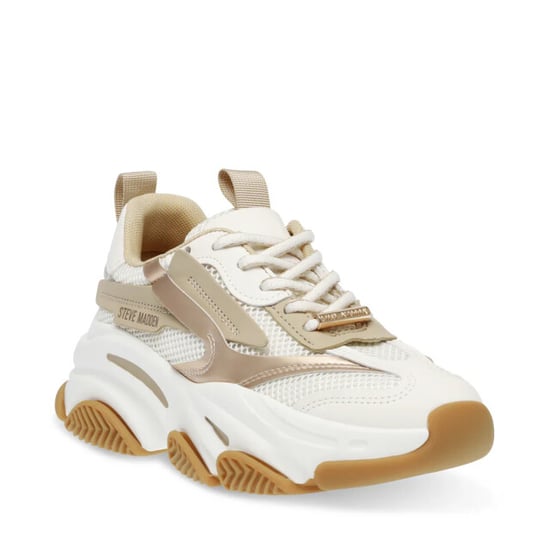 Steve Madden Dames sneaker possession-e coconut milk bronze - Image 3