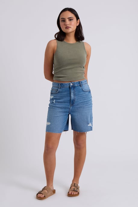 Ripped Bermunda Short - Image 1