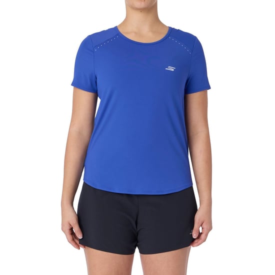 Skechers Stride Performance Tee Women's Blue Activewear T-Shirts - Image 1