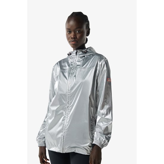 Hunter Hunter Pakkbare Unisex Volwassenen Zilveren Regenjas - Image 1