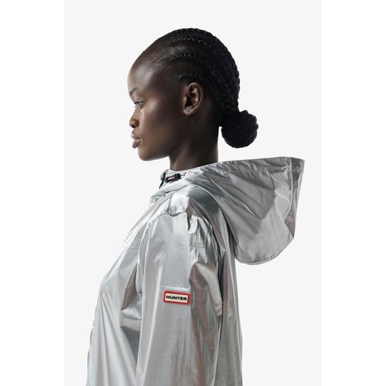 Hunter Hunter Pakkbare Unisex Volwassenen Zilveren Regenjas - Image 5