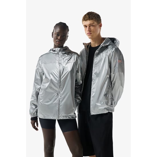 Hunter Hunter Pakkbare Unisex Volwassenen Zilveren Regenjas - Image 6