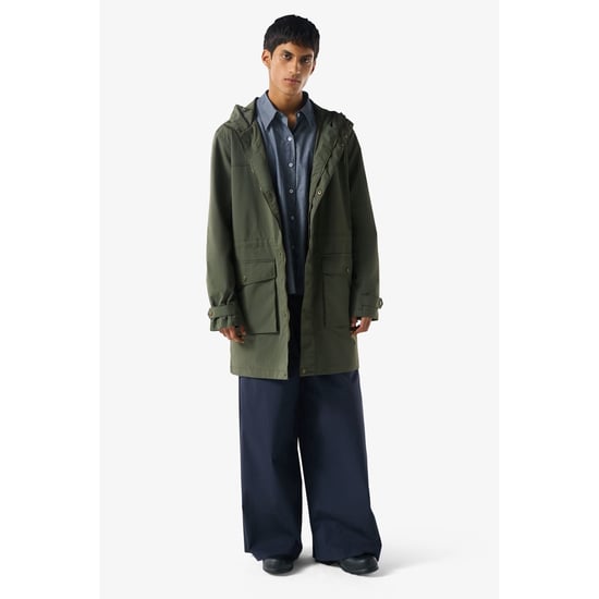 Hunter Lichte Waterdichte Groene Regenparka voor Mannen - Image 3