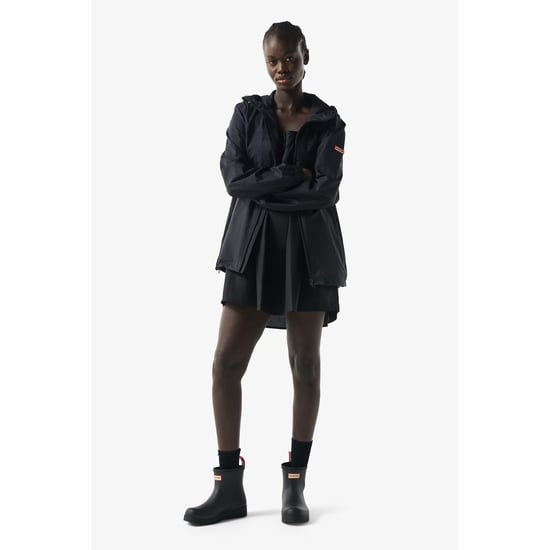 Hunter Hunter Packable Rain Unisex Adults Black Rain Jacket - Image 3