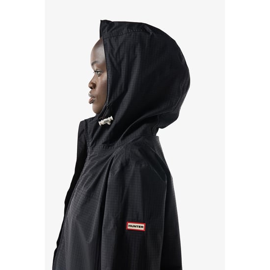 Hunter Hunter Packable Rain Unisex Adults Black Rain Jacket - Image 5