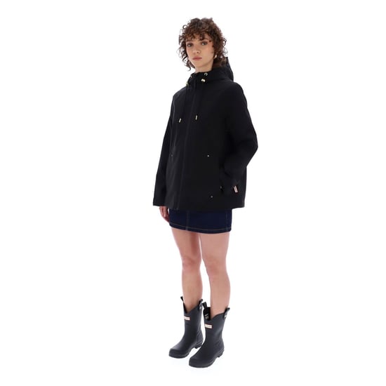Hunter Original Lightweight Waterproof Women's Black Rain Jacket - Image 4