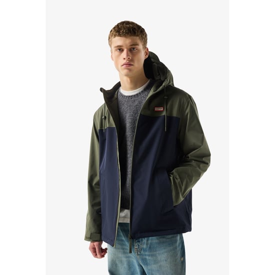 Hunter Original Mens Block Waterproof Men's Green Rain Jacket - Image 1