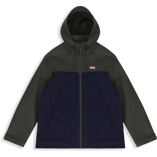 Hunter Original Mens Block Waterproof Men's Green Rain Jacket - Image 3