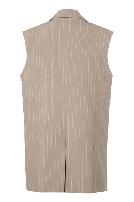 Chloe Gilet Zand / Offwhite - Image 5