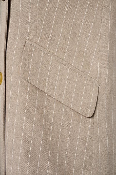 Chloe Gilet Zand / Offwhite - Image 6