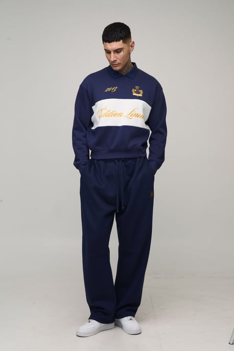 Tall Baggy BM Scroll Barrel Fit Joggers - Image 4