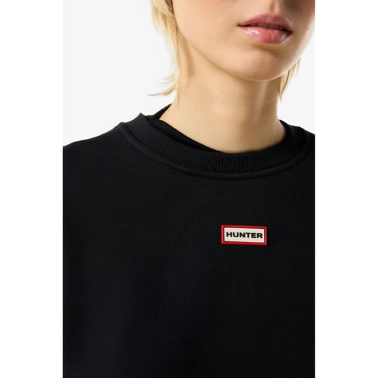 Hunter RL Essentials Crew Dames Zwarte Sweatshirt - Image 4