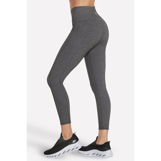 Skechers GOWALK Wear Högmidjade 7/8 Damgrå Sportleggings - Image 3
