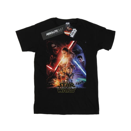 Star Wars Jongens Force Awakens Poster T-Shirt (Zwart) - Image 1