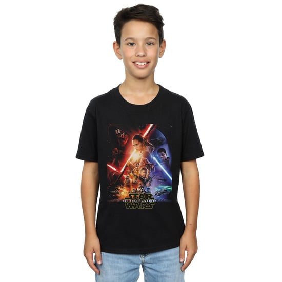 Star Wars Jongens Force Awakens Poster T-Shirt (Zwart) - Image 2