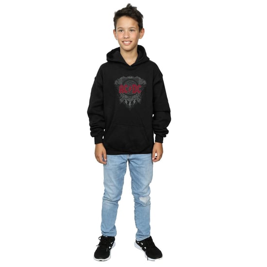 AC/DC Jongens Zwart IJs Met Rode Hoodie (Zwart) - Image 4