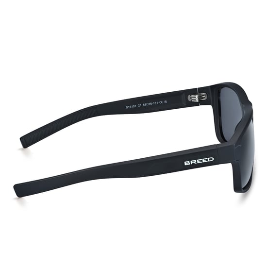 Breed Astor Polarized Sunglasses - Black/Black - Image 3
