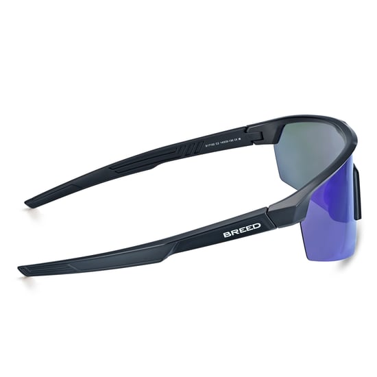 Breed Nyxon gepolariseerde zonnebril - Zwart/Blauw - Image 3